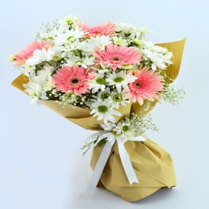  Marmaris Çiçek Gönder - Papatya Gerbera Buketi.